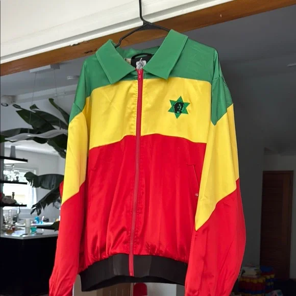 Bob Marley & The Wailers Uprising Tuff Gong Jacket XL - Picture 2 of 4